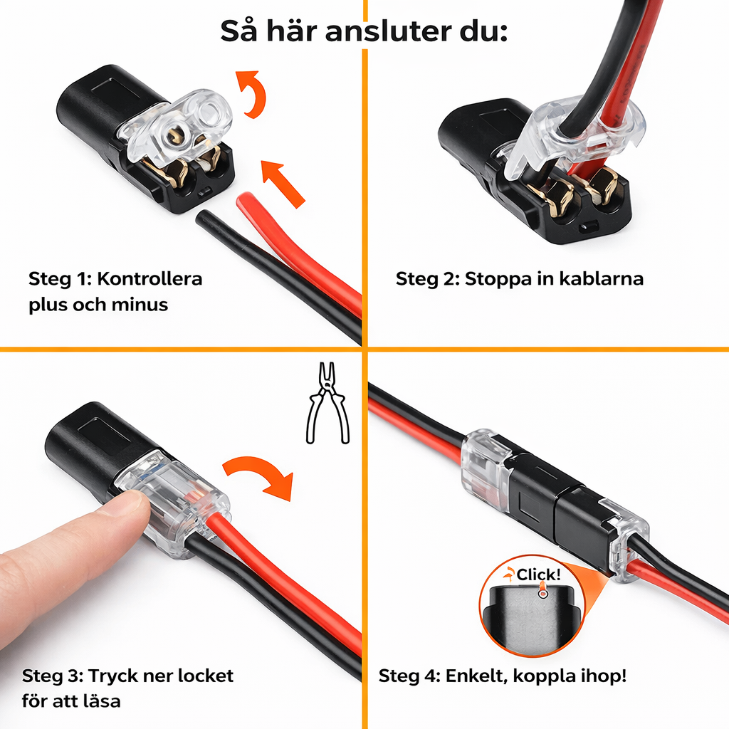 SmartPlug - Koppla kablar på 5 sekunder